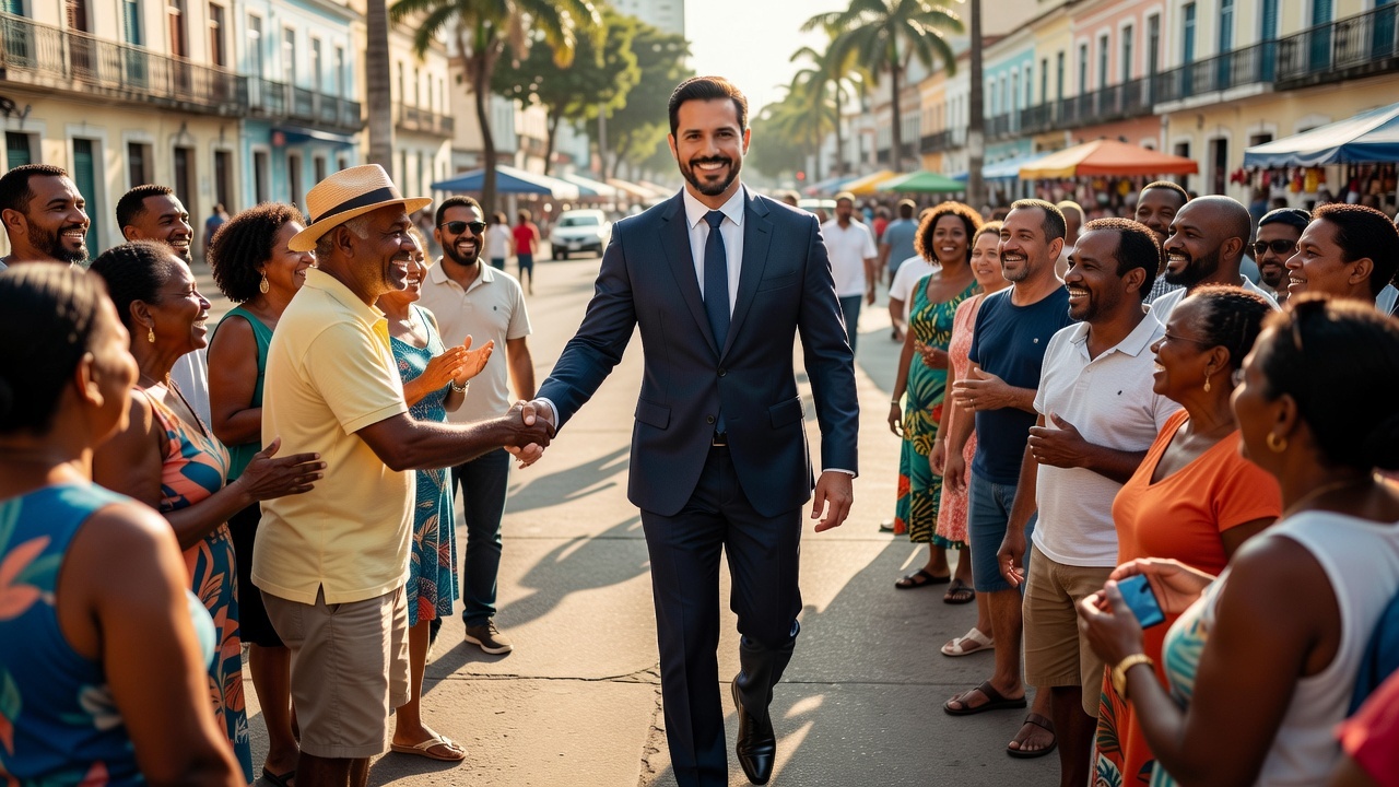Caminhada com eleitores