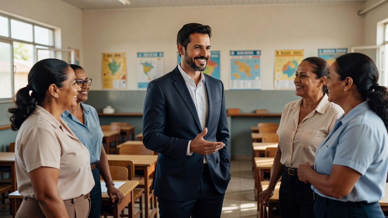 Visita a escola