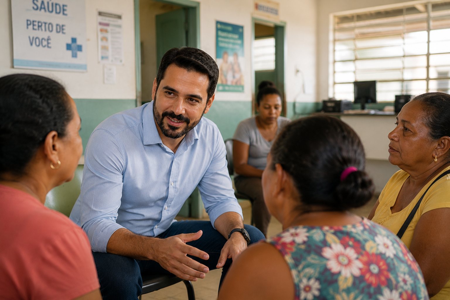 Escuta na unidade de saúde